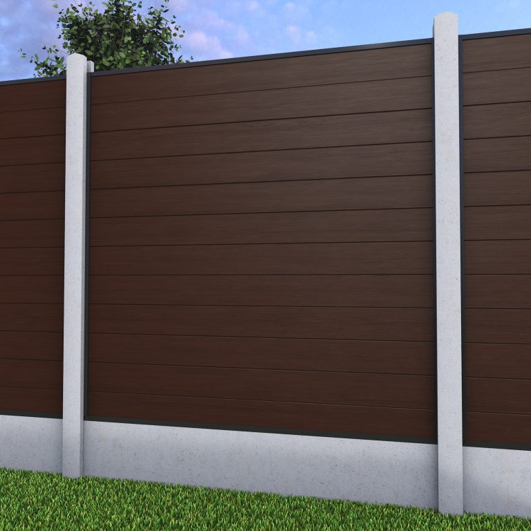 Composite Fencing for Existing Concrete Posts Composite Board