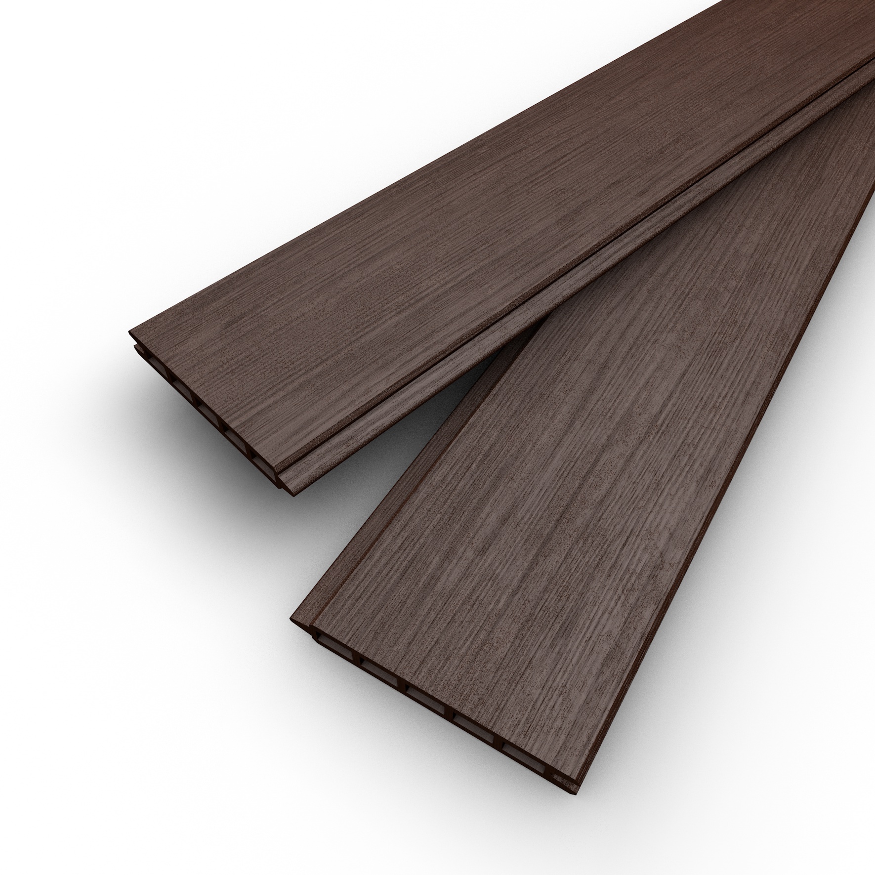 Dark Walnut Individual Composite Fence Board Composite Board