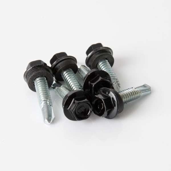 Tek Screws Black Composite Board